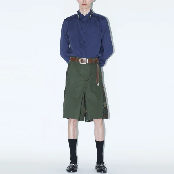 TOGA Camouflage Short Pants - Navy