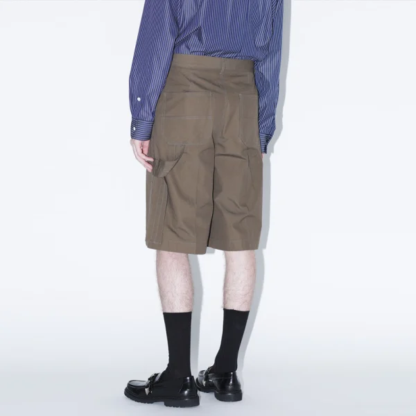 TOGA Canvas Short Pants - Khaki