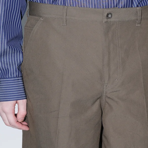 TOGA Canvas Short Pants - Khaki