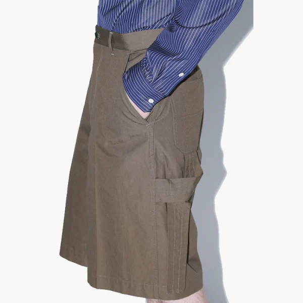 TOGA Canvas Short Pants - Khaki