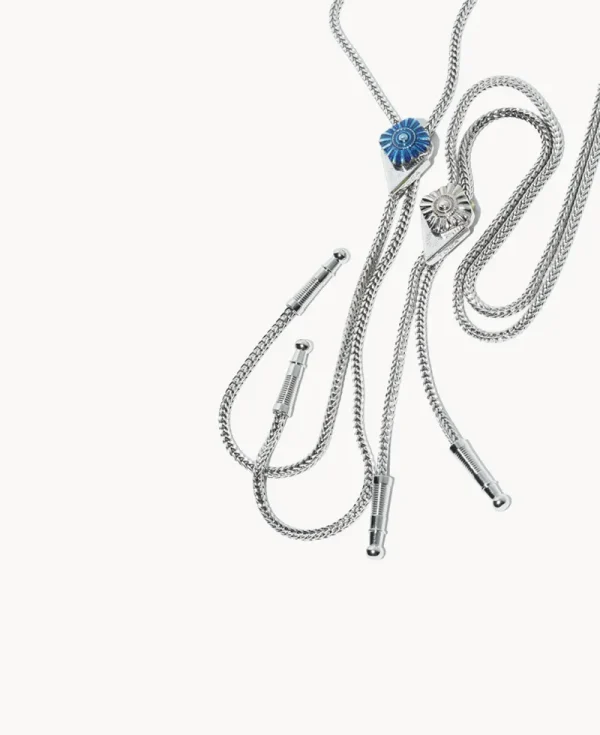 TOGA Concho Loop Tie – Silver