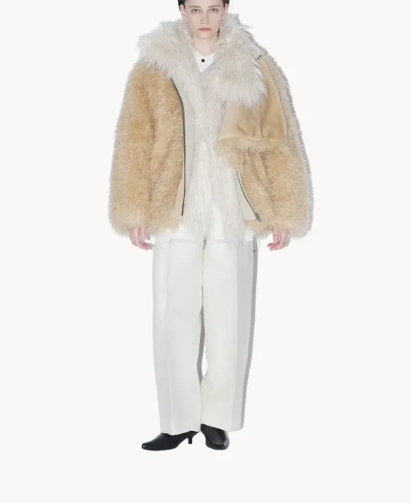 TOGA Fur Blouson – Beige