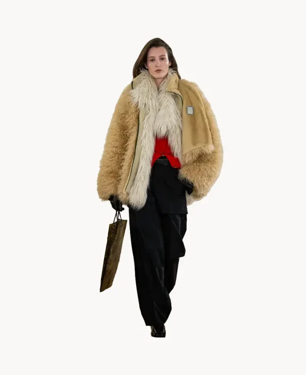 TOGA Fur Blouson – Beige