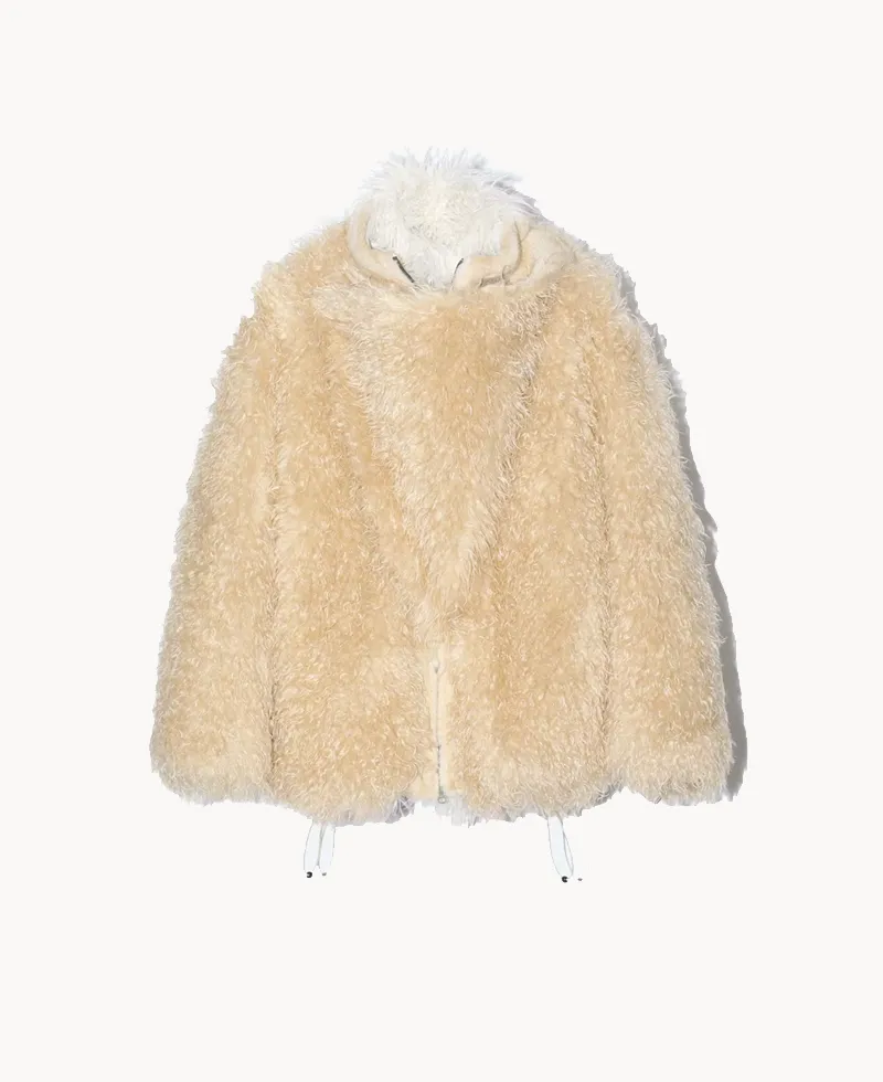 TOGA Fur Blouson – Beige TOGA Fur Blouson – Beige
