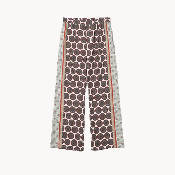 TOGA-Inner Print Pants - Light Pink