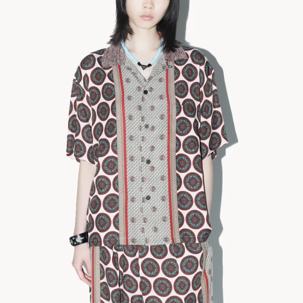 TOGA Inner Print Shirt - Light Pink