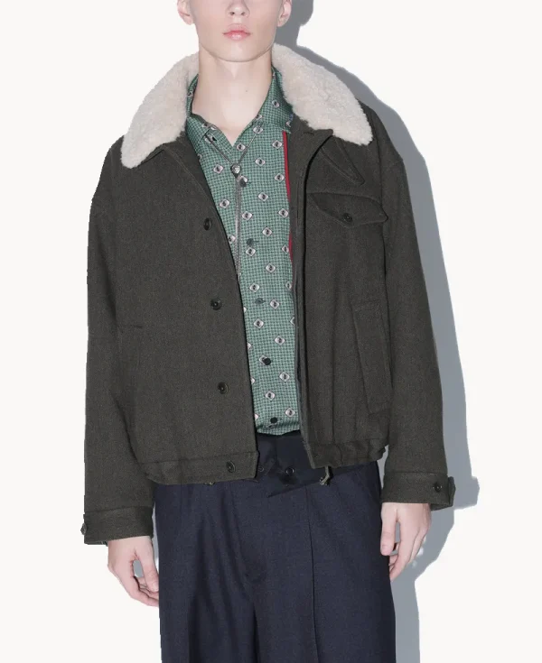 TOGA Melton Blouson – Navy