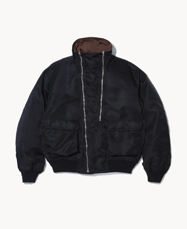 TOGA Nylon Twill Reversible Blouson – Black