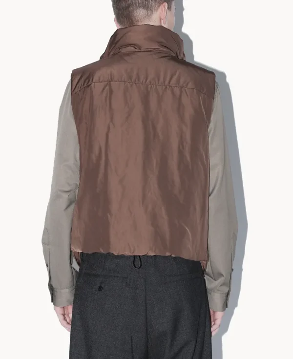 TOGA Padded Vest – Brown