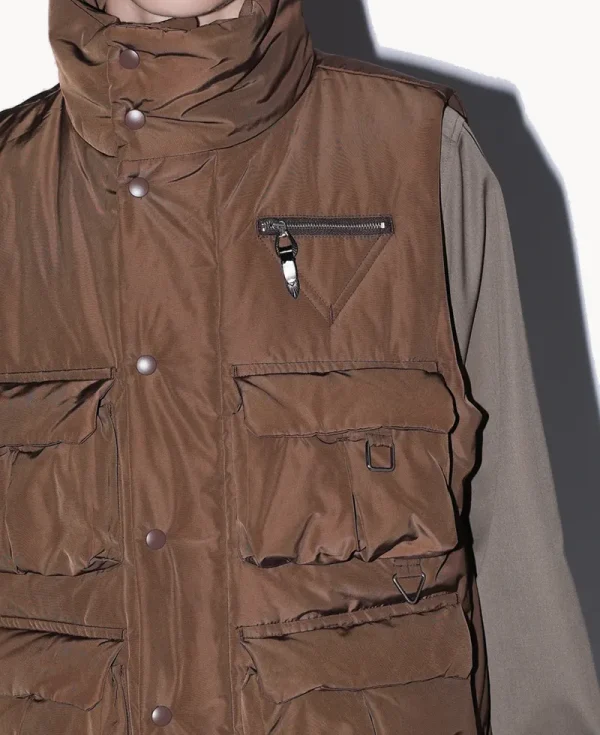 TOGA Padded Vest – Brown