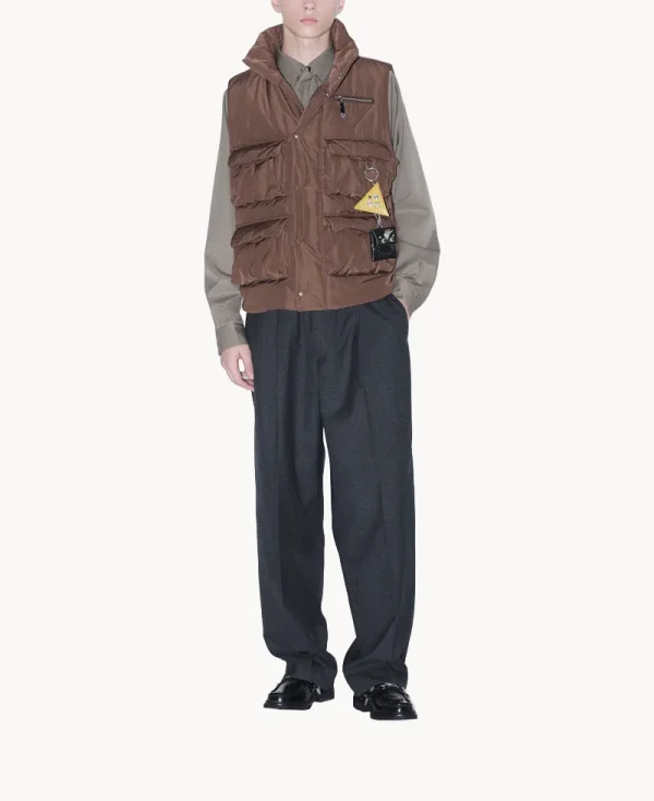 TOGA Padded Vest – Brown