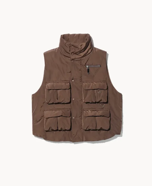TOGA Padded Vest – Brown