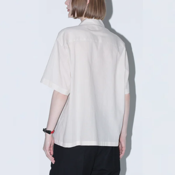 TOGA Plain Weave Metal Shirt - Black