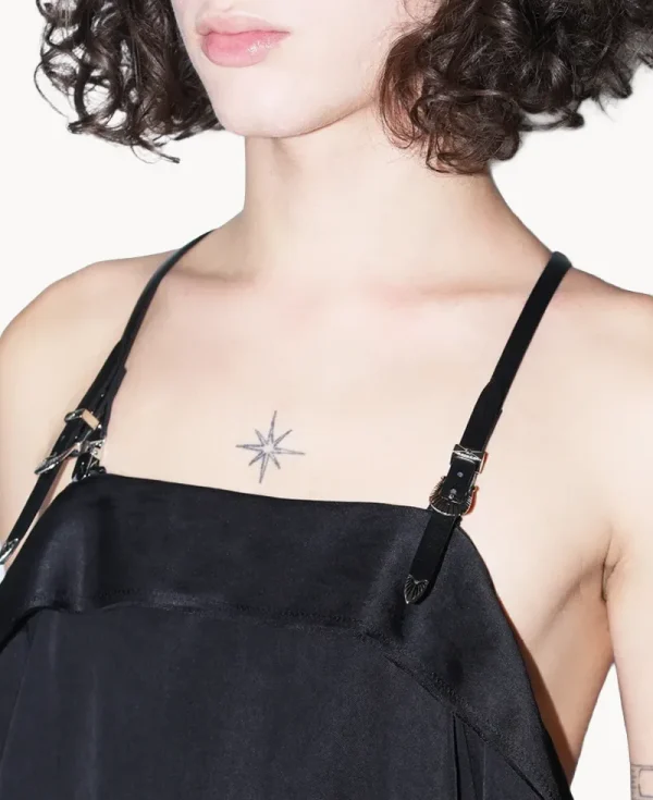 TOGA Satin Dress – Black