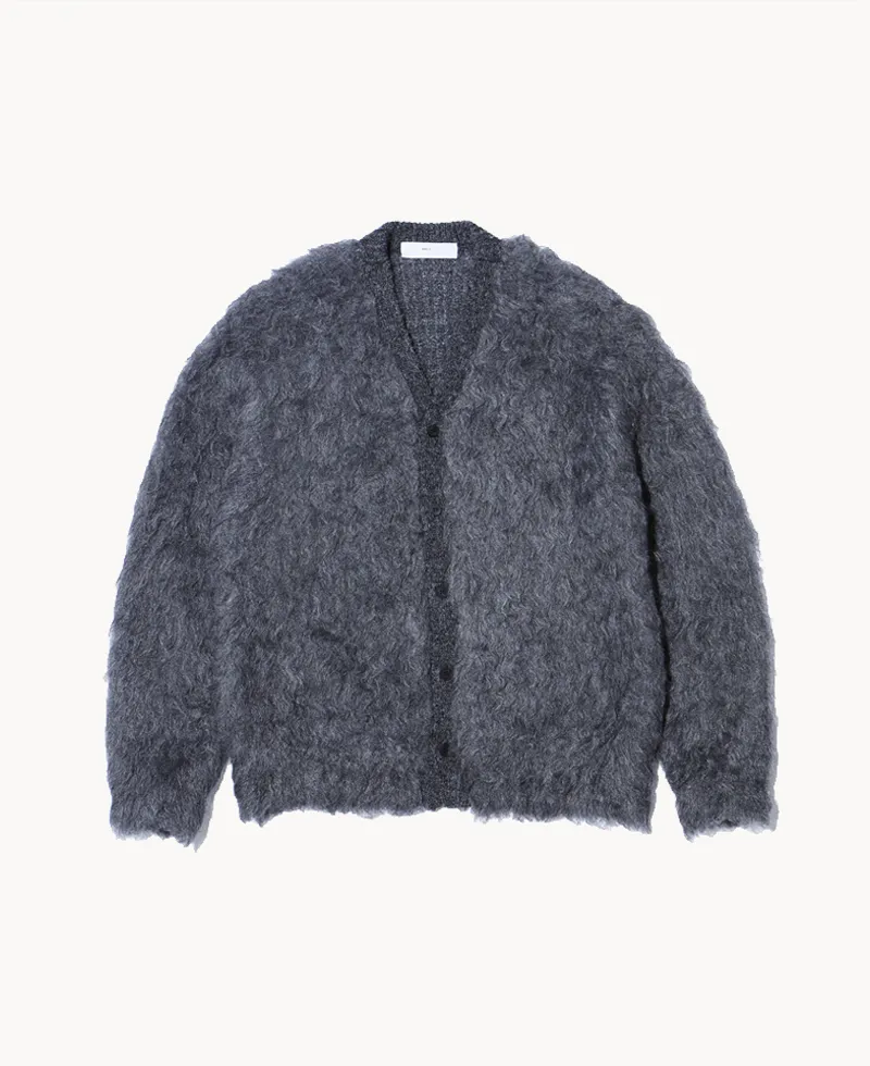 TOGA Shaggy Knit Cardigan – Gray TOGA Shaggy Knit Cardigan – Gray