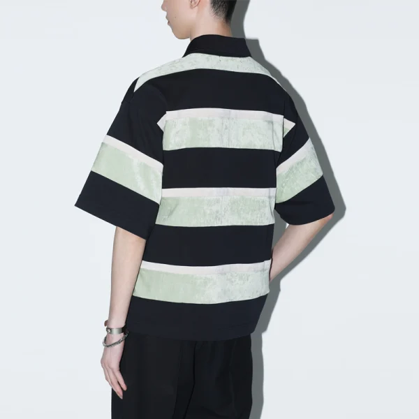 TOGA Velvet Border Jersey SS - Light Green