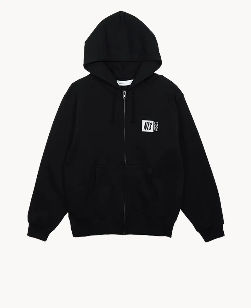 TOGA x NTS Full Zip Hoodie – Black (1) TOGA x NTS Full Zip Hoodie – Black