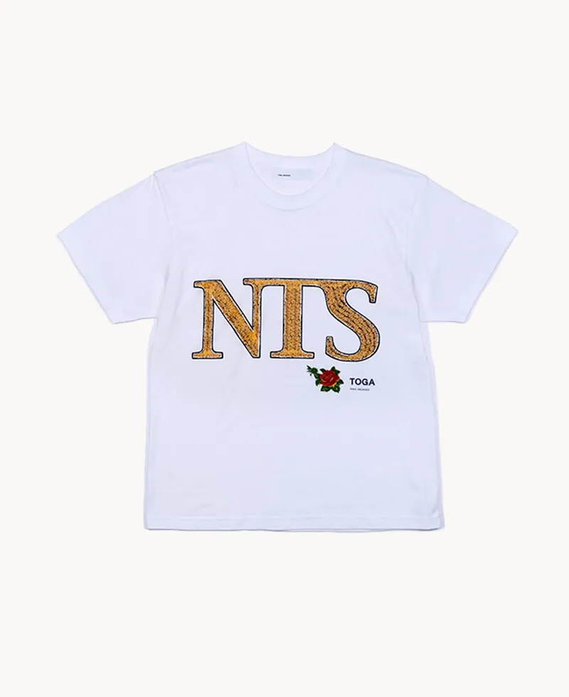 TOGA x NTS Print T-Shirt – White TOGA x NTS Print T-Shirt – White