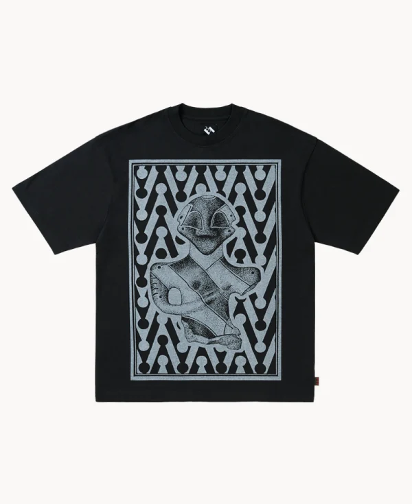 TTT COMBO CHEVRON T-SHIRT Black