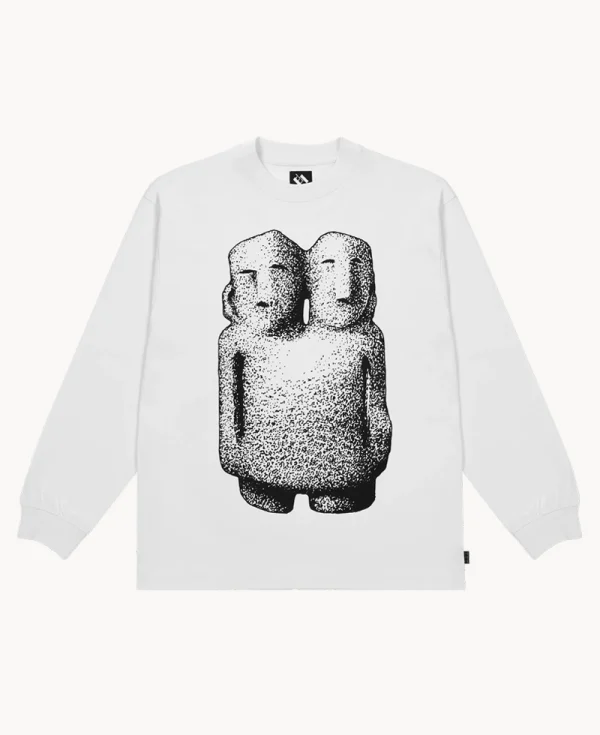 TTT Double Headed Longsleeve – White