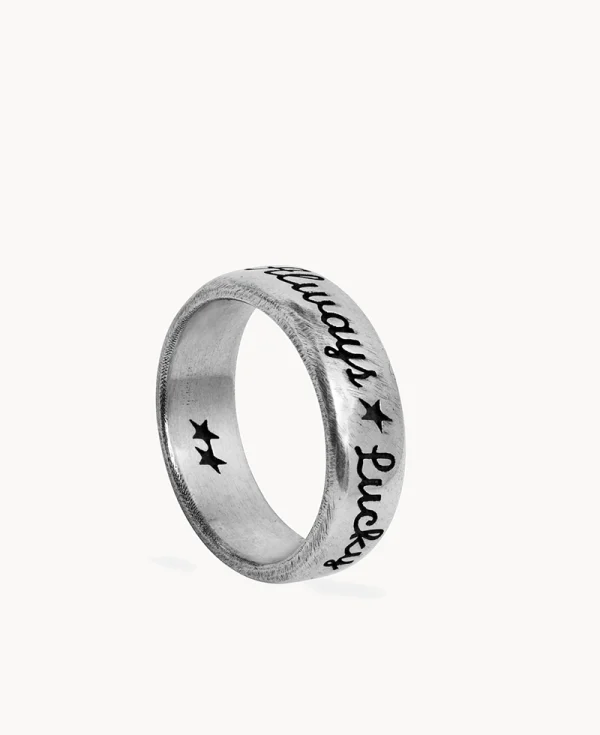 TWO JEYS Always Lucky Band Silver