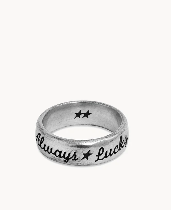 TWO JEYS Always Lucky Band Silver