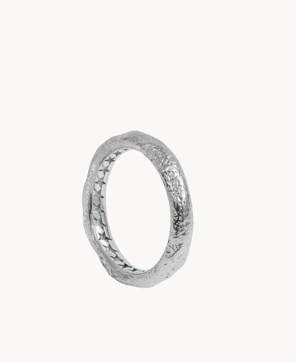 TWO JEYS Organic Ring Small Silver