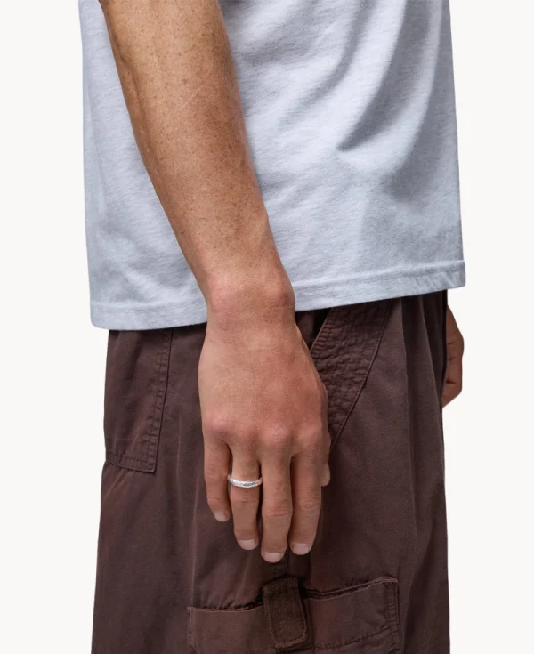 TWO JEYS Organic Ring Small Silver