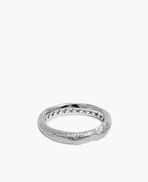 TWO JEYS Organic Ring Small Silver
