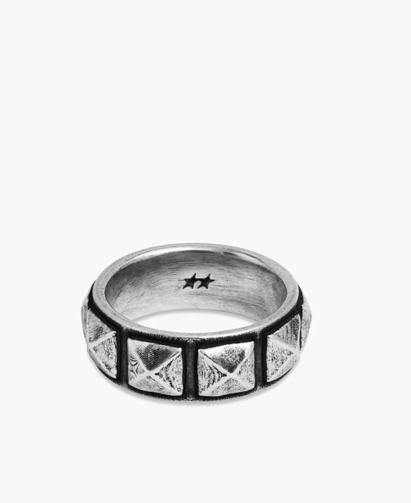 TWO JEYS Studded Ring Silver