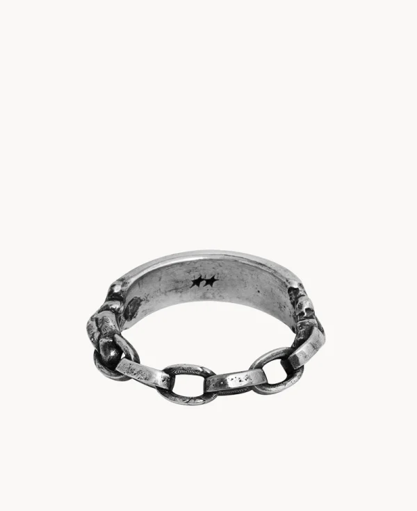 TWO JEYS TJ Chain Ring Silver