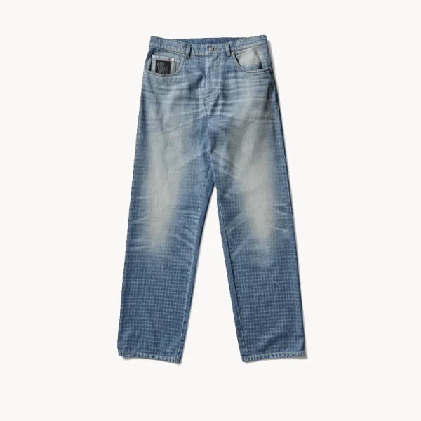 UMBRO Checked Jeans – Blue
