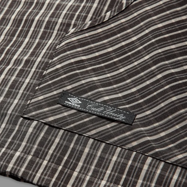 UMBRO Checked Masked Anorak – Beige Dark Brown