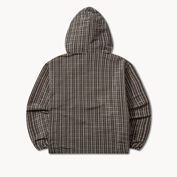 UMBRO Checked Masked Anorak – Beige Dark Brown