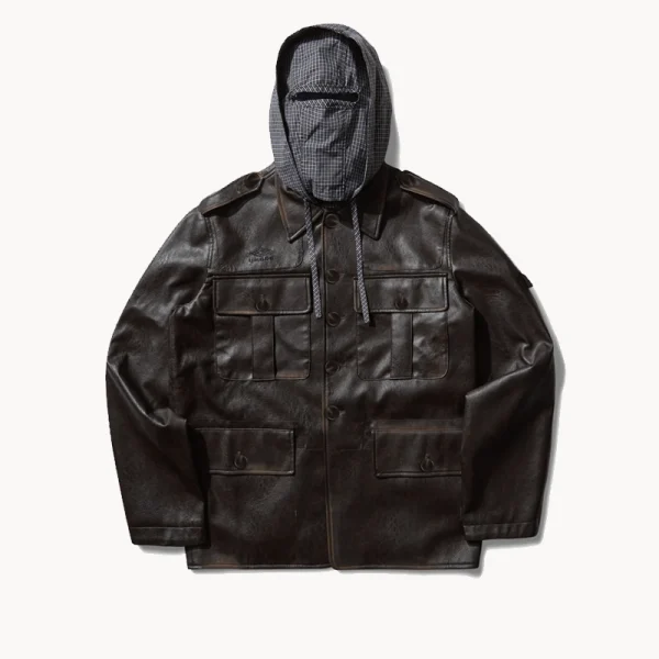 UMBRO Eco Leather Service Jacket – Burnt Brown