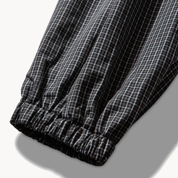 UMBRO Gingham Masked Shirt – Coffee Brown White Black