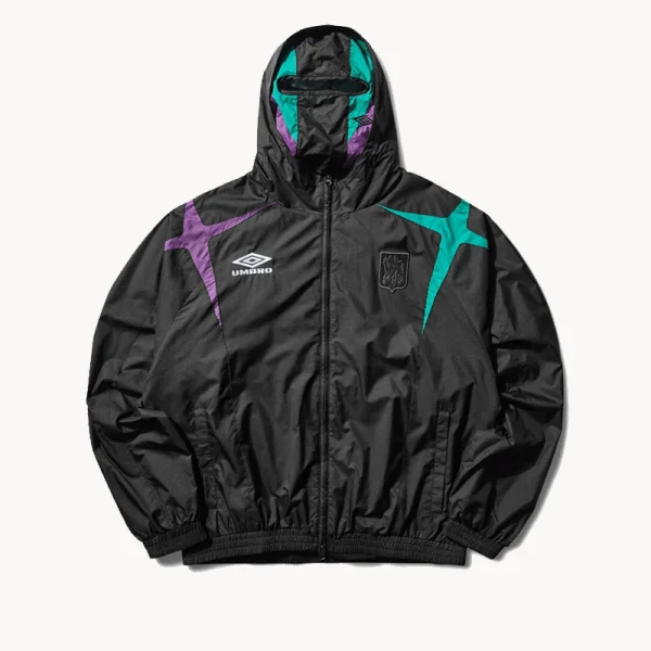 UMBRO Jester Masked Track Jacket – Black