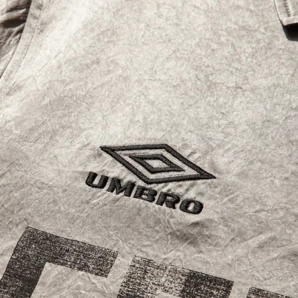 UMBRO Satin Enfield Shirt – Silver Pearl