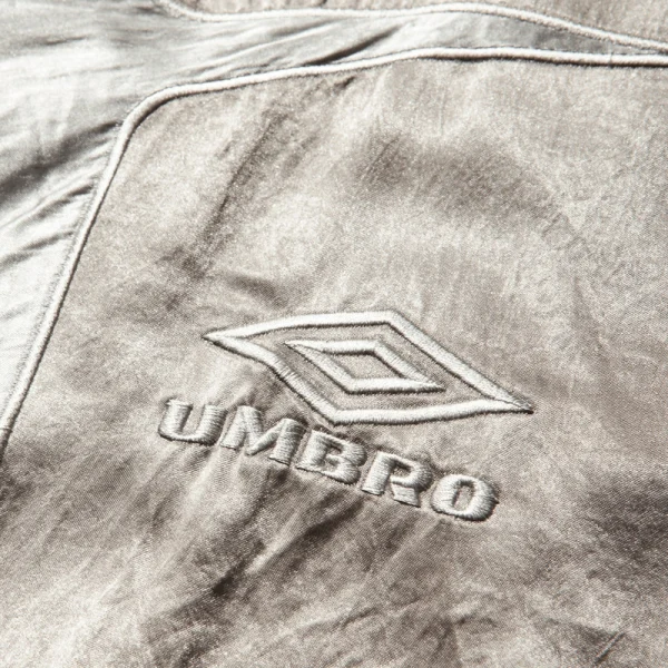 UMBRO Satin Jester Track Jacket – Silver Pearl