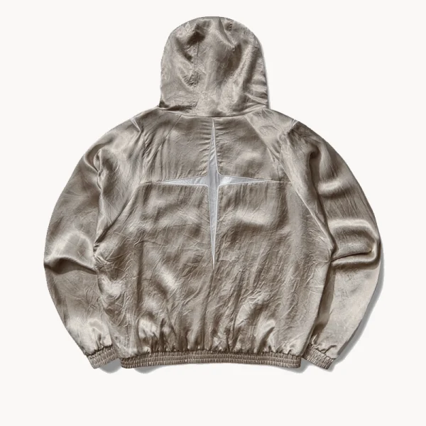 UMBRO Satin Jester Track Jacket – Silver Pearl