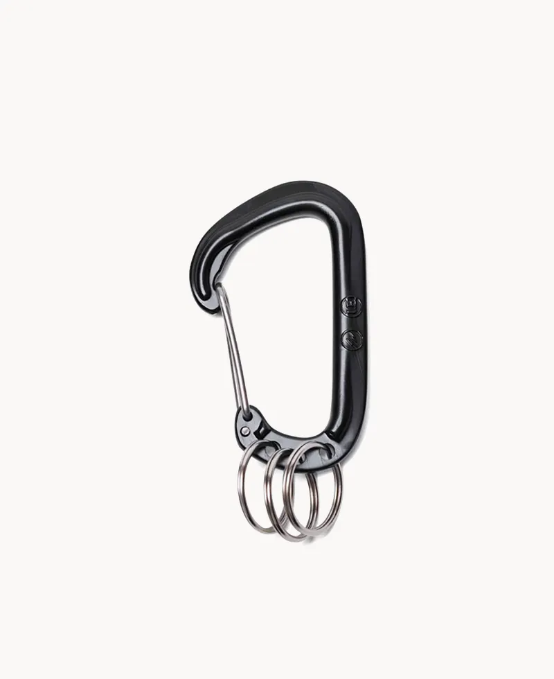 UNIFORM EXPERIMENT Aluminium Carabiner – Black UNIFORM EXPERIMENT Aluminium Carabiner – Black