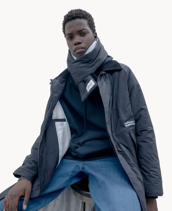 UNIFORM EXPERIMENT Padded Coat – Black