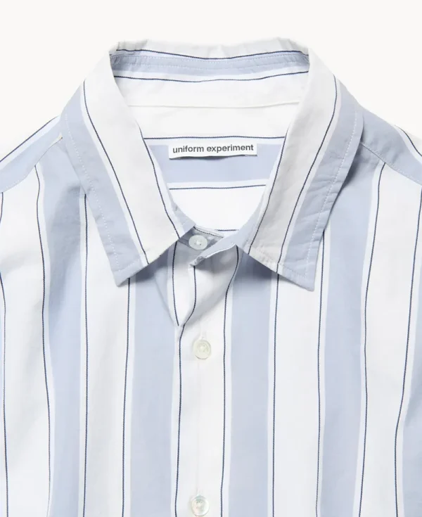 UNIFORM EXPERIMENT Relax-Fit Shirt – Light Blue Stripe
