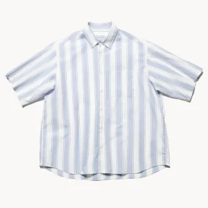 UNIFORM EXPERIMENT Relax-Fit Shirt – Light Blue Stripe