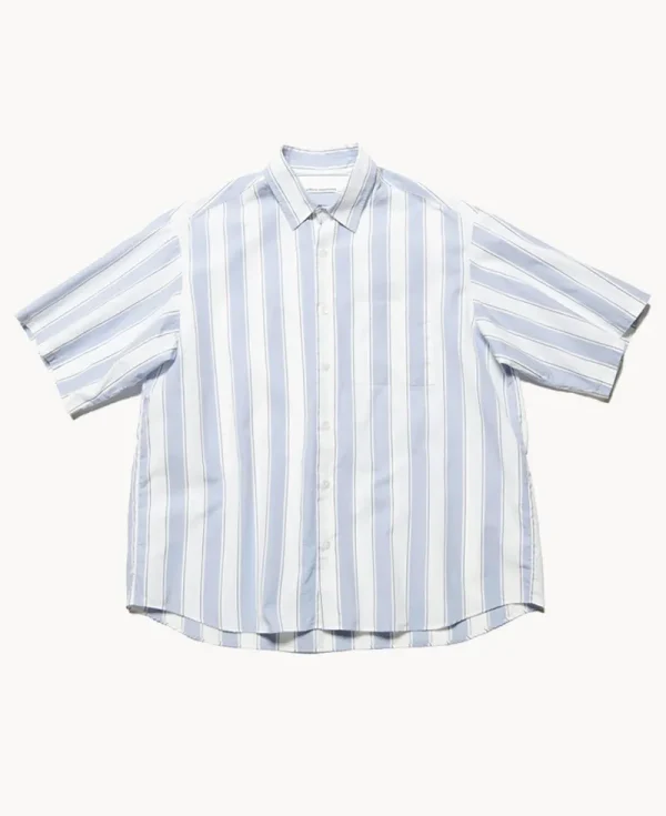 UNIFORM EXPERIMENT Relax-Fit Shirt – Light Blue Stripe