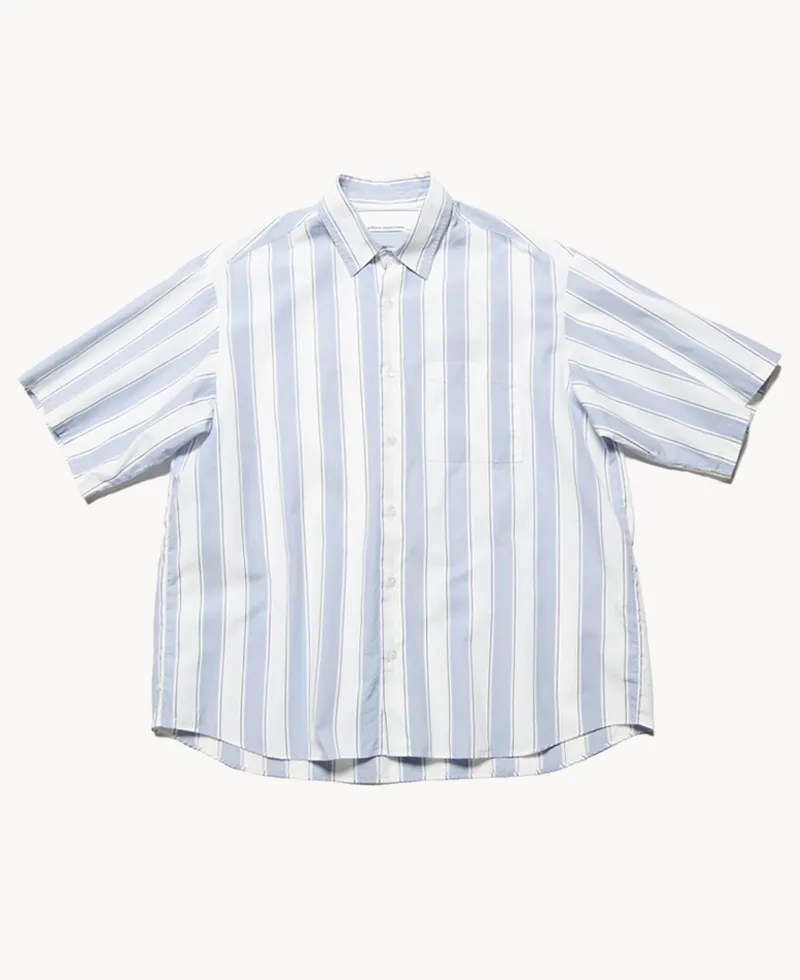 UNIFORM EXPERIMENT Relax-Fit Shirt – Light Blue Stripe UNIFORM EXPERIMENT Relax-Fit Shirt – Light Blue Stripe