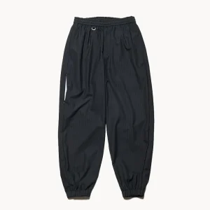 UNIFORM EXPERIMENT Strech Wool Side Pocket Jogger Pants – Black Stripe
