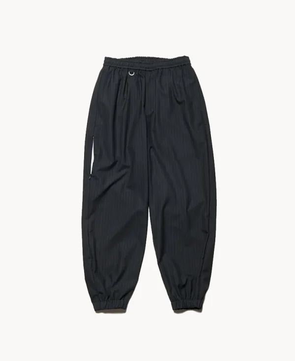 UNIFORM EXPERIMENT Strech Wool Side Pocket Jogger Pants – Black Stripe