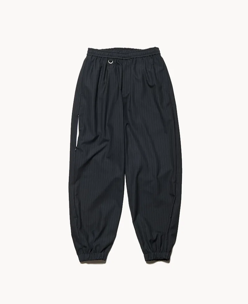 UNIFORM EXPERIMENT Strech Wool Side Pocket Jogger Pants – Black Stripe UNIFORM EXPERIMENT Strech Wool Side Pocket Jogger Pants – Black Stripe