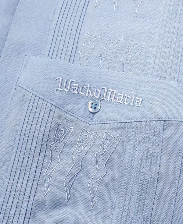 WACKO MARIA Cuba Shirt – Light Blue